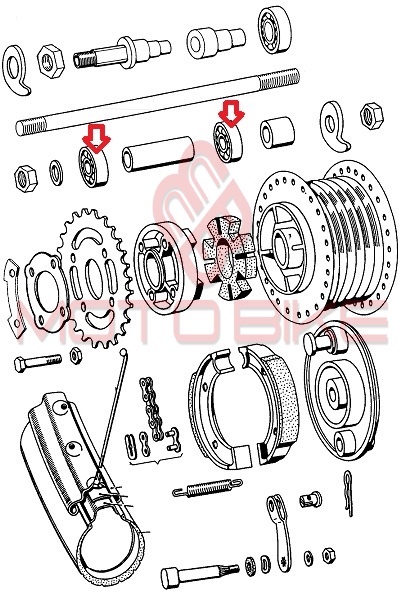 Lager 12x32x10 6201 skf