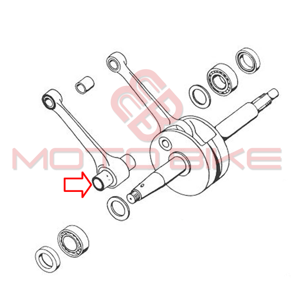 Bolecina ojnice 16x34mm