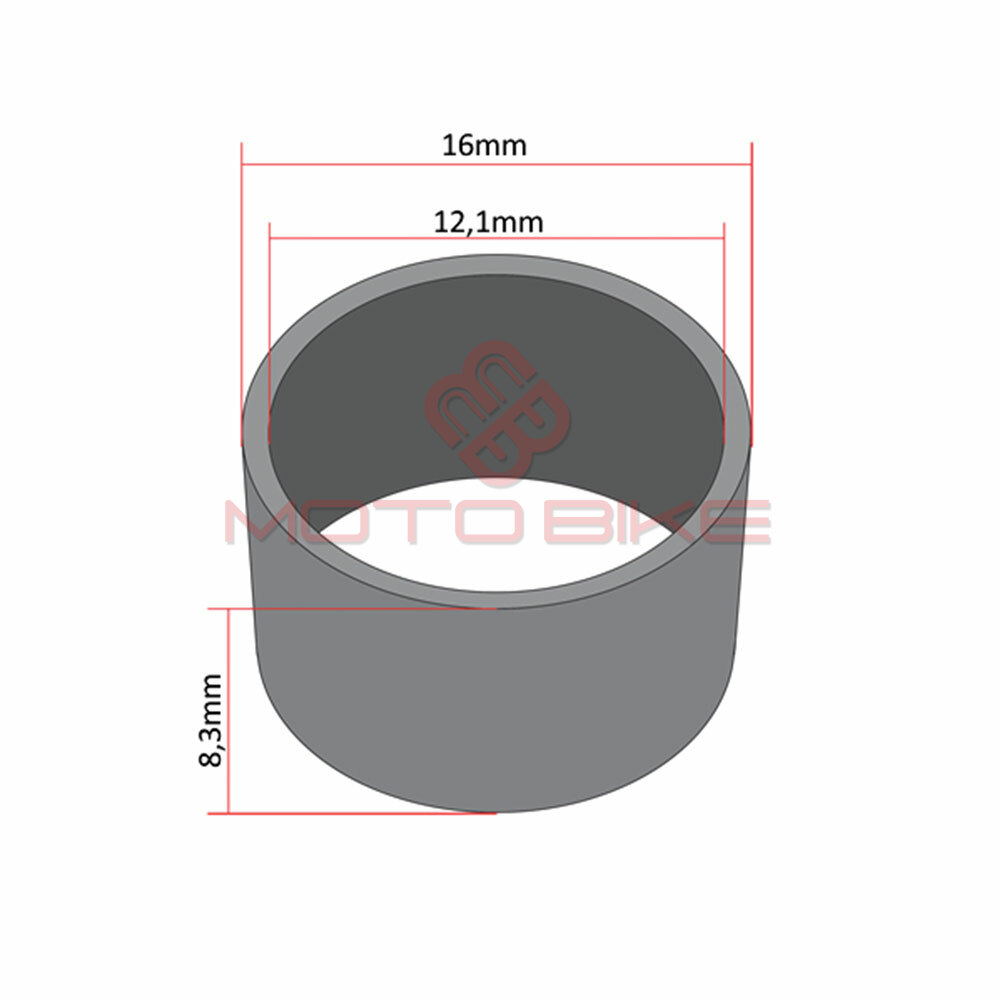 Pusa distancika  kola  tomos a3. a35 16x12x64mm nazaj  liveni