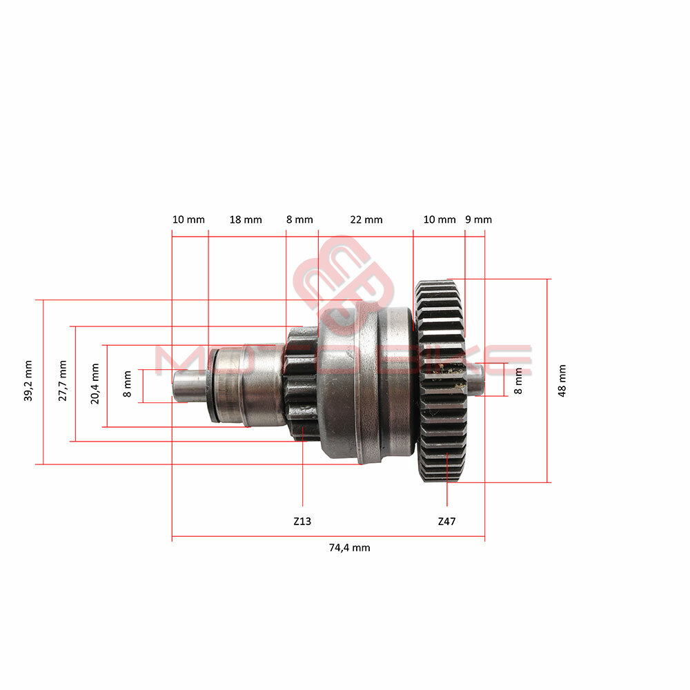 Bendiks piaggio liberty 125 / vespa et4 13/47 rms