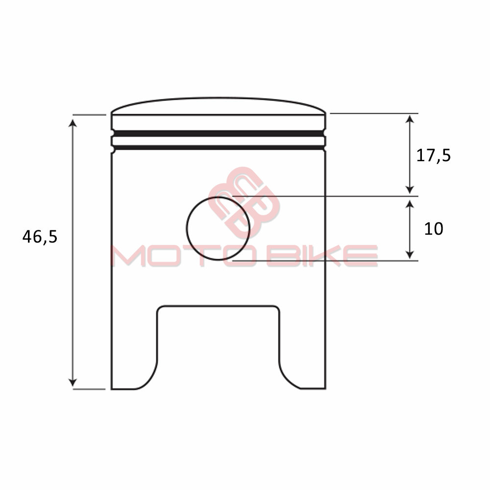 Klip tomos fi 38,5x10 mm  ds