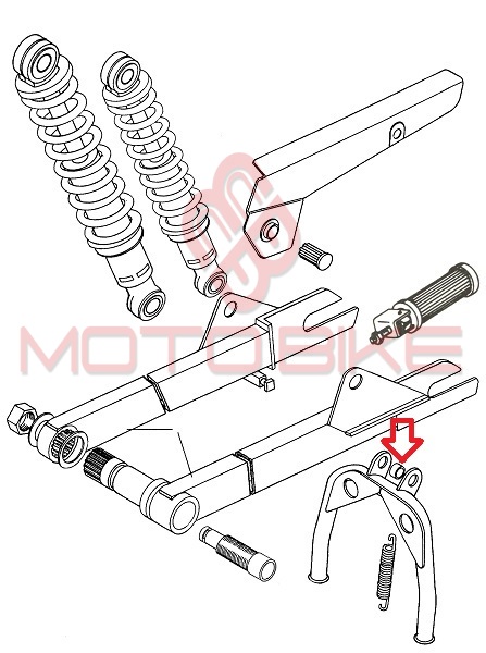 Caura nogara tomos apn fi 8x15x4 mm / set 2 kom