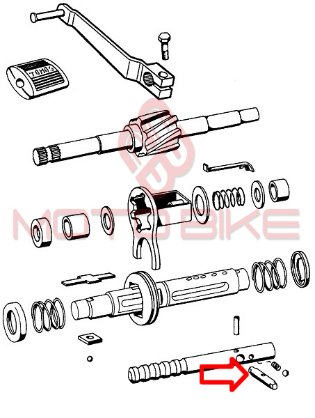 Tomos apn izbirnik hitrosti 7x34mm ali