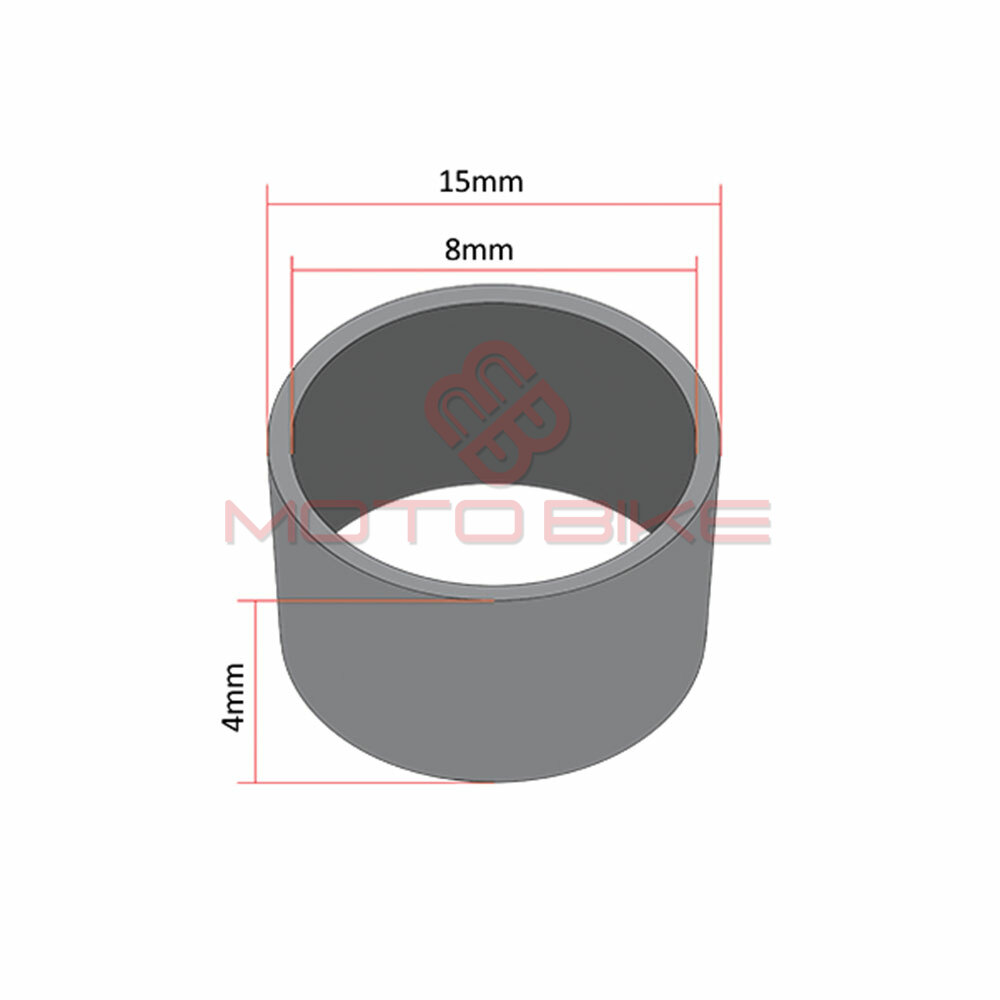 Distance ring centre stand tomos apn dia 8x15x4 mm