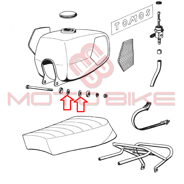 Gumijasta   spremnika tomos t14. t15 set