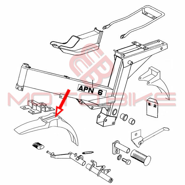 Sprednji blatnik apn6 st.tip pvc tomosova replika 