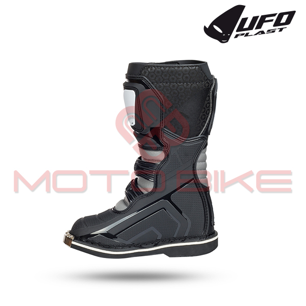 Motocross cizme ufo typhoon boy  crno sive 37