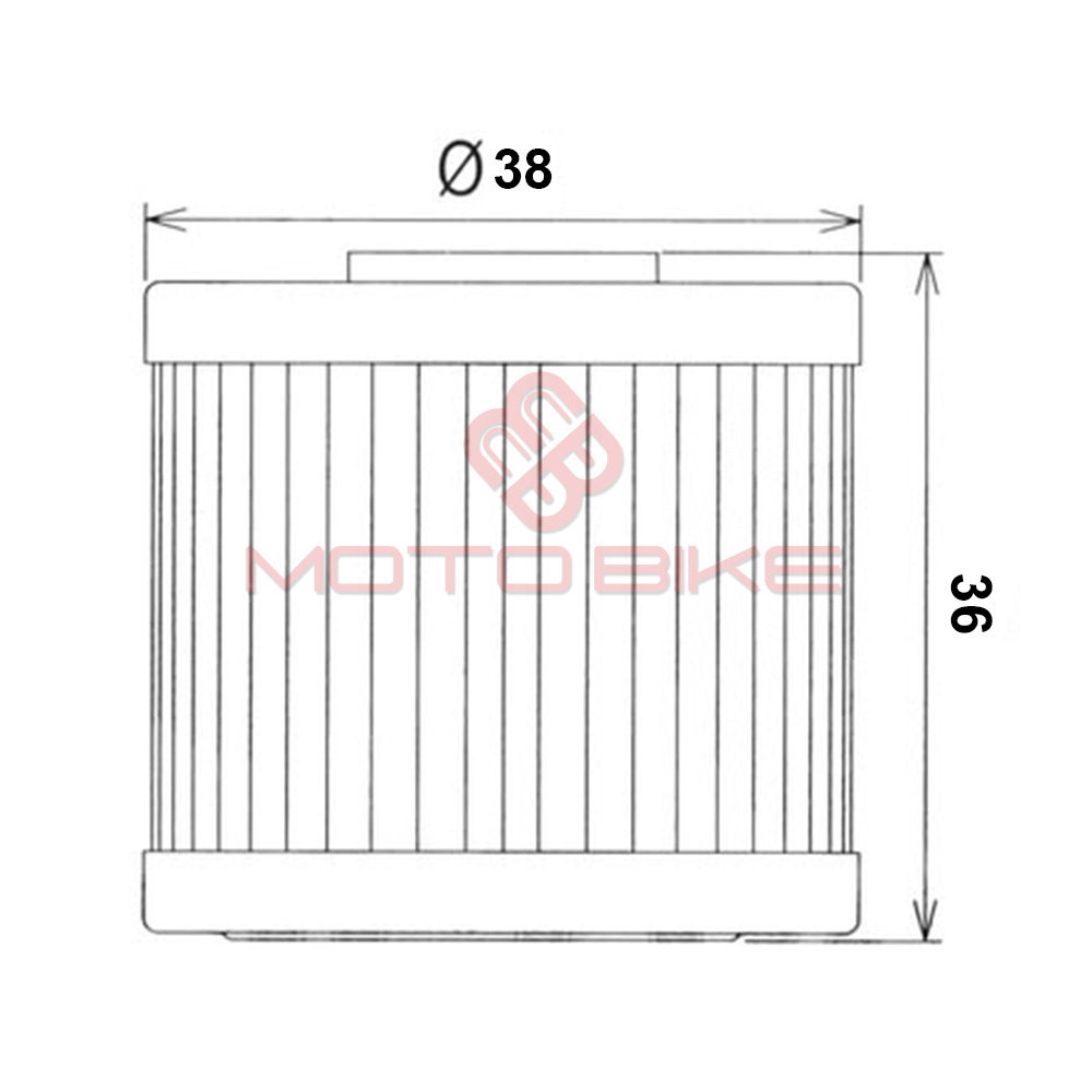 Oljni filter hf117 hiflo 