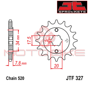 Lancanik prednji JT  JTF327-15-50-32042 (520)15 zuba