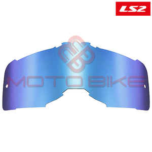 Vizir za Moto Cross naocare LS2 AURA iridium plavi