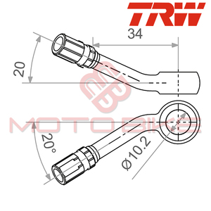 Holender TRW MV10B40A(fi 10.2mm nagib 20 stepeni)