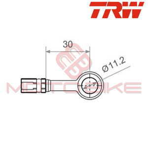 Holender TRW MV11A00A(fi 11,2mm ravni L30)