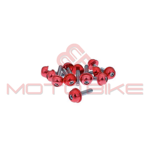 Srafovi maske M6x20 (12 komada) crveni set